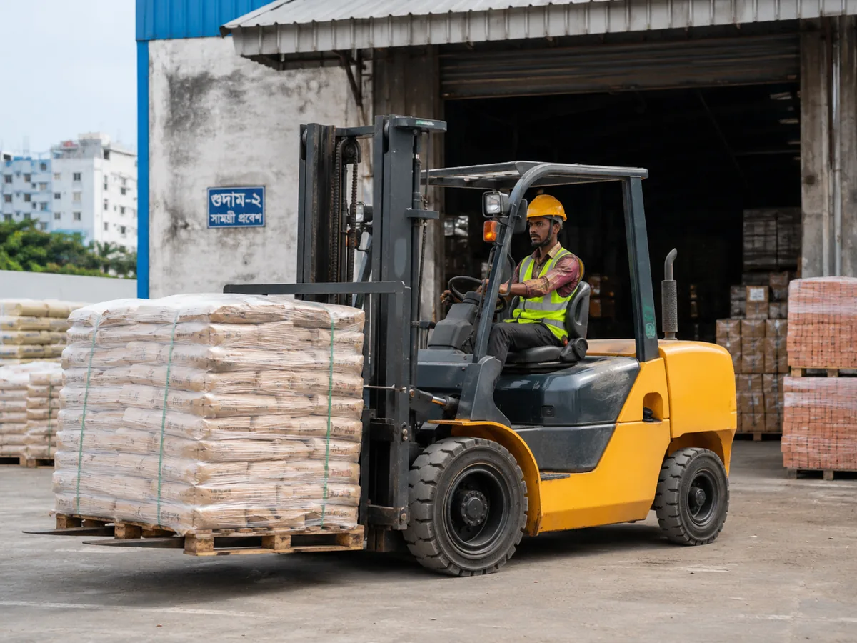 warehouse forklift loading - RentCTG.com Bangladesh equipment rental image 20
